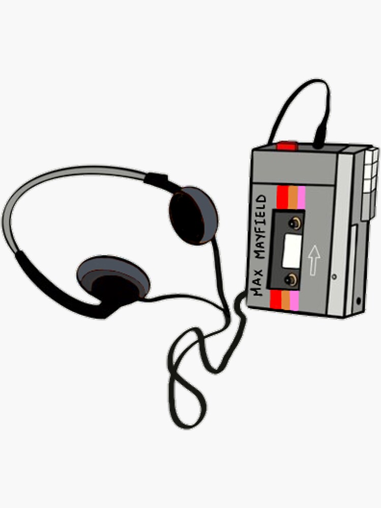 "Stranger Things Max's Cassette " Sticker for Sale by Lylysdesigns
