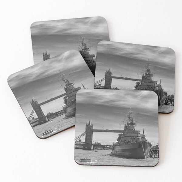 Item preview, HMS Belfast and Tower bridge designed and sold by Ann Biddlecombe.