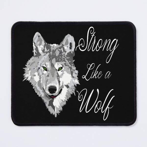 Item preview, Strong Like A Wolf designed and sold by Momona-design.