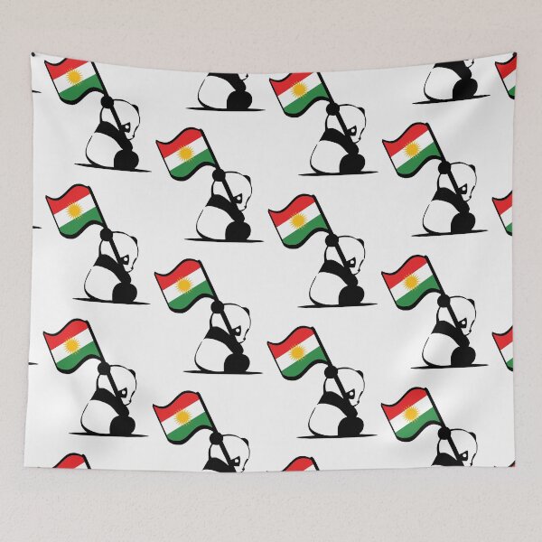 Item preview, Super Panda with the Kurdish Flag designed and sold by AdelloDeAmo.