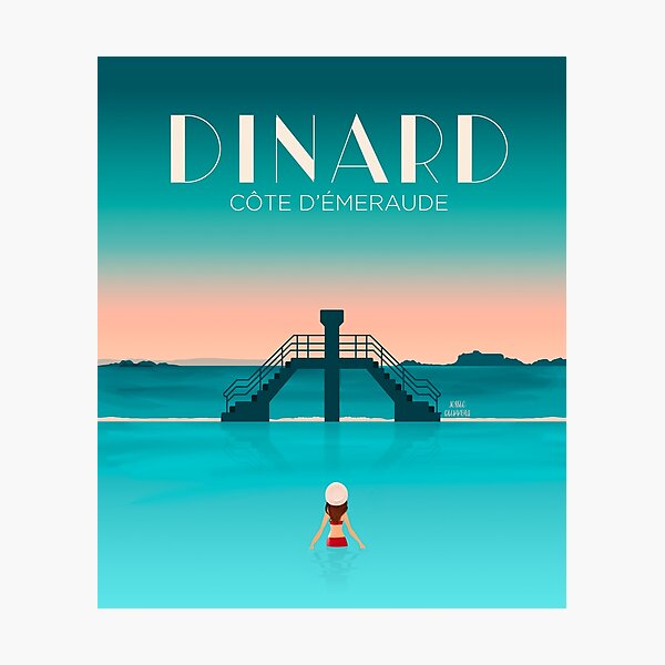 Item preview, DINARD "Côte d'Émeraude" designed and sold by JessieGurrola.