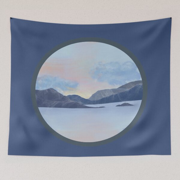 Item preview, Mountains Over The Ocean At Sunset designed and sold by Natural-Habitat.