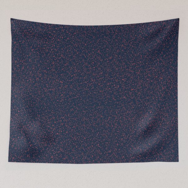 Item preview, Navy and Red Star Pattern designed and sold by 3hornCreations.
