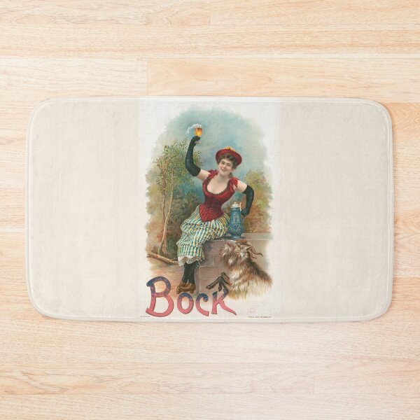 Item preview, Vintage Bock Beer Poster, Bock, Have one with me, no. 179 Henry Jerome Schile  -Vintage goat Poster-Bock Beer designed and sold by TeeARTHY.