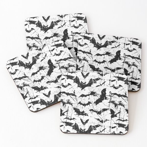 Item preview, Bats seamless pattern background. Halloween. Vector silhouette. Vector illustration designed and sold by fekraart.
