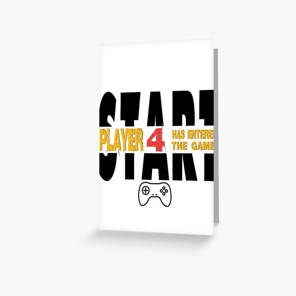 Item preview, Player 4 has entered the Game designed and sold by Docartdesign.
