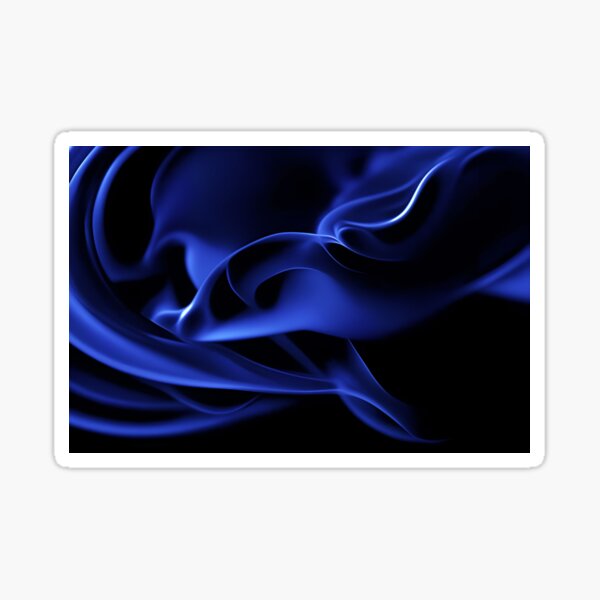 Soft Smoke (Blue) Sticker