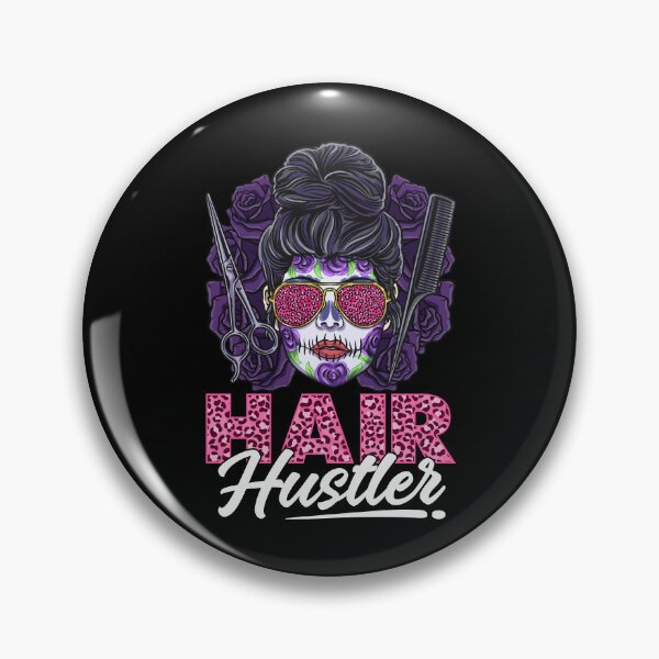 Item preview, Hair Hustler Hairstylist Styler Skull Fun Stylist Beautician designed and sold by Andy8891.