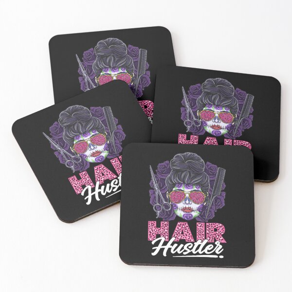 Item preview, Hair Hustler Hairstylist Styler Skull Fun Stylist Beautician designed and sold by Andy8891.