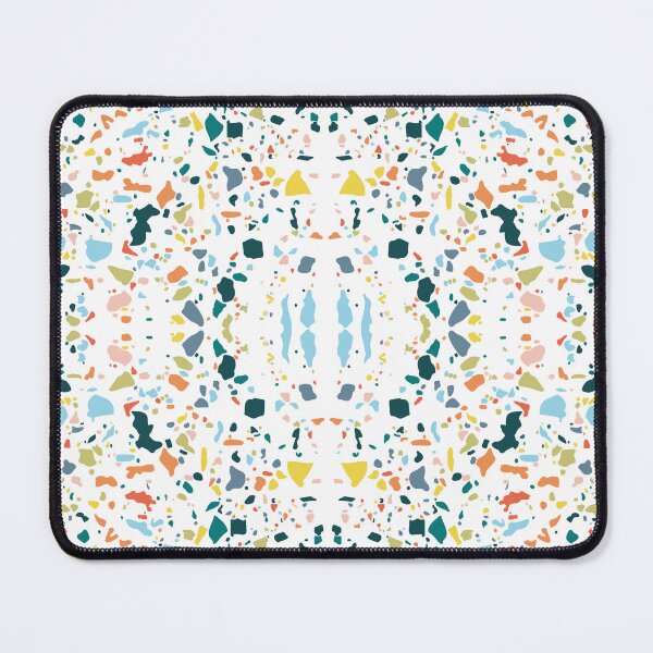 Item preview, colorful abstract terrazzo granite pattern  designed and sold by Randa Ranmania.
