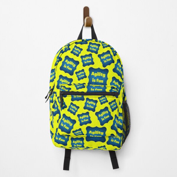 Item preview, Agility is fun in yellow and blue for agility and dog enthusiasts designed and sold by PausePapote.