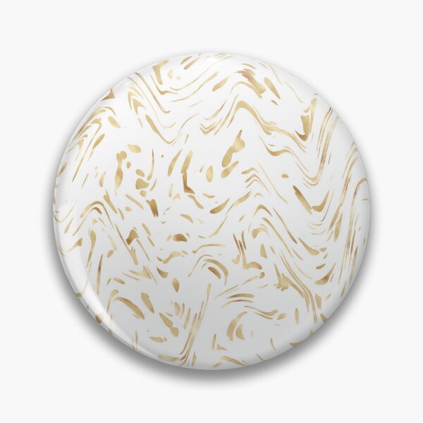 Item preview, Modern Gold White Dots Wavy Lines Abstract Design designed and sold by InovArtS.