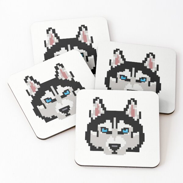 Item preview, Husky Pixel Art designed and sold by PapaRabbit.