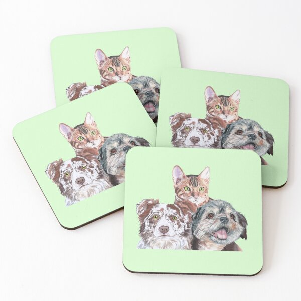 Item preview, Pet Collage - two dogs and a cat! designed and sold by daveand65.
