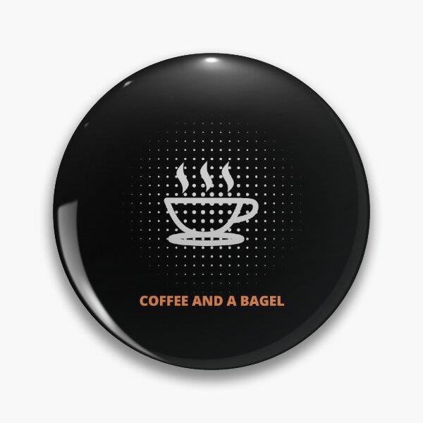 Item preview, Coffee and a bagel designed and sold by The Love Quill.