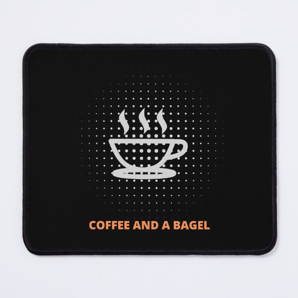 Item preview, Coffee and a bagel designed and sold by The Love Quill.