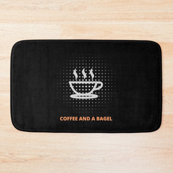 Item preview, Coffee and a bagel designed and sold by The Love Quill.