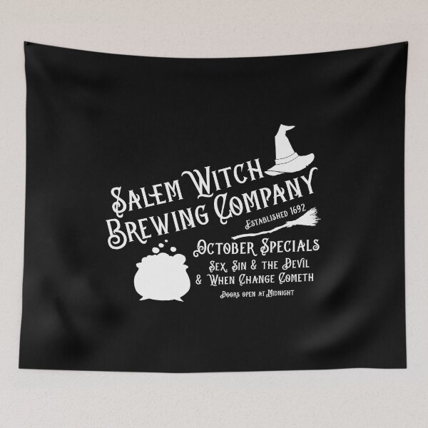 Item preview, Salem Witch Brewing Company Halloween Witch Trials designed and sold by PeachesMommy.