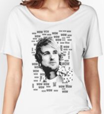 "Wow."- Owen Wilson Women's Relaxed Fit T-Shirt