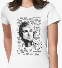 "Wow."- Owen Wilson Women's Fitted T-Shirt