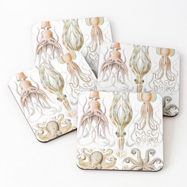 Item preview, Octopus Squid Vintage Sealife Ocean Illustration  designed and sold by Old Soul Vintage .