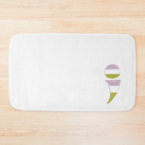 Item preview, Genderqueer Semicolon designed and sold by middaymornings.