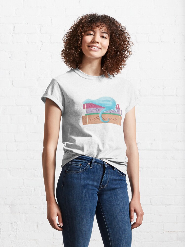 Alternate view of Sleepy Bookwyrm Classic T-Shirt