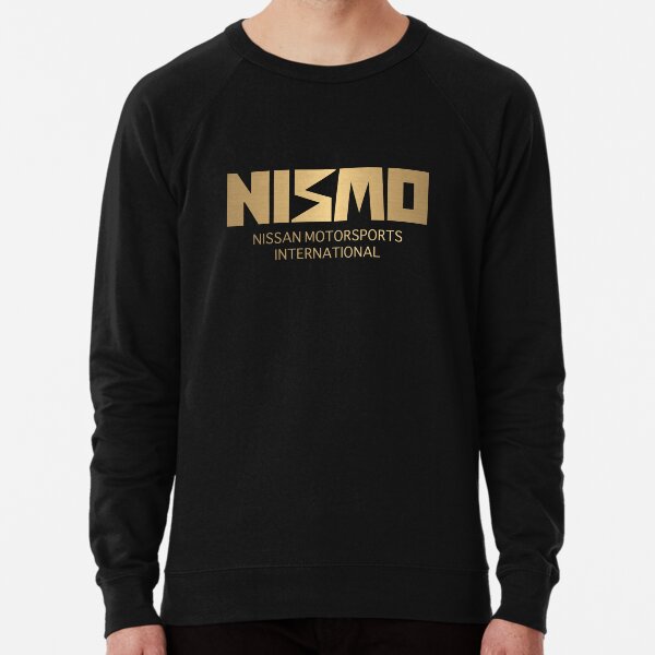 Retro Gold and Black Nismo Nissan Motorsport Logo Lightweight Sweatshirt