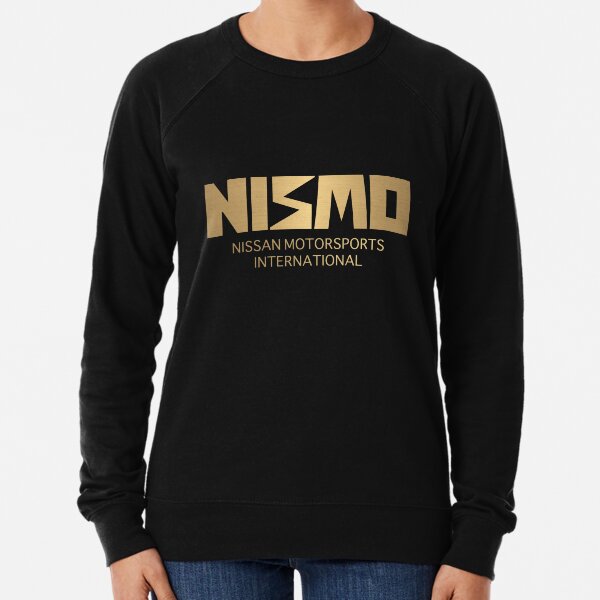 Retro Gold and Black Nismo Nissan Motorsport Logo Lightweight Sweatshirt