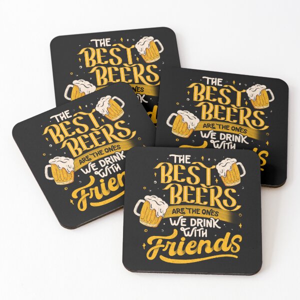 Item preview, The Best Beers Are The Ones We Drink With Friends - Funny Quote Gift designed and sold by EduEly.