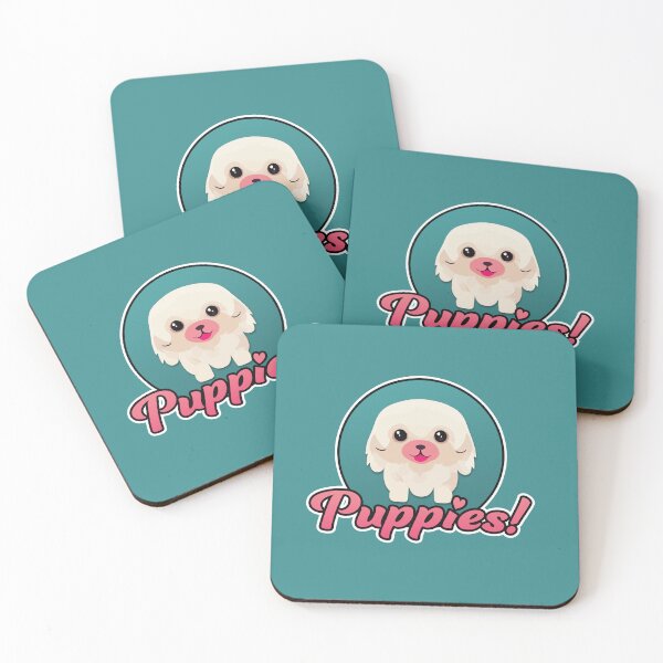 Item preview, Puppies! | Cute vector art puppy | Shichon puppy designed and sold by MadSwellDesigns.