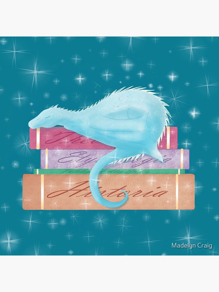 Sleepy Bookwyrm by mrcraig1234