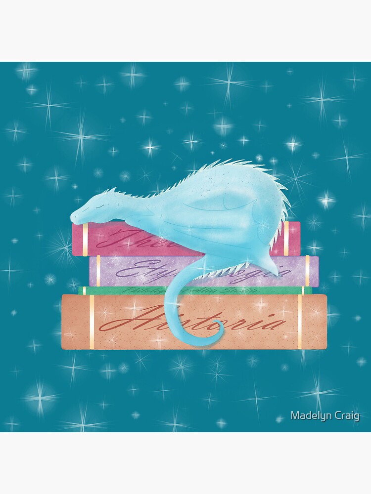 Sleepy Bookwyrm by mrcraig1234