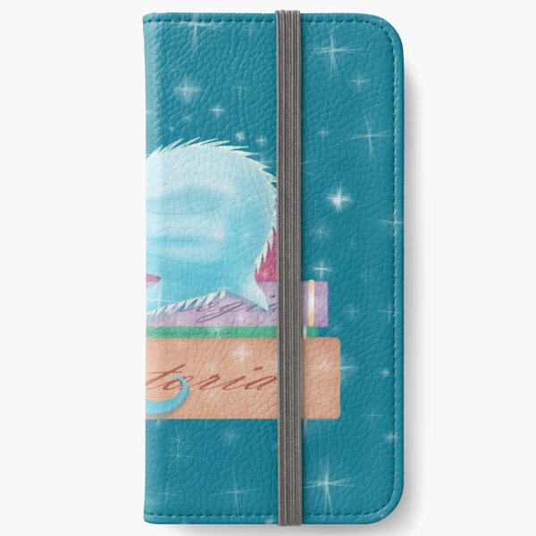 Sleepy Bookwyrm iPhone Wallet