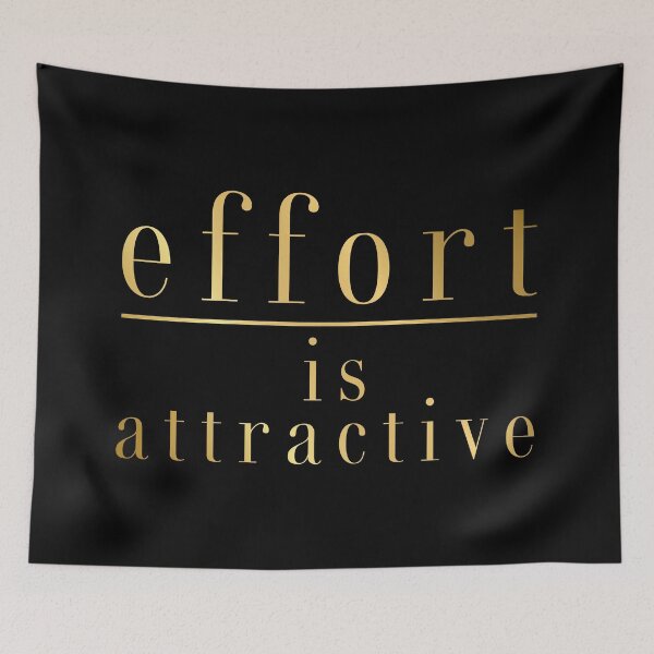 Item preview, Effort is Attractive designed and sold by veczock.