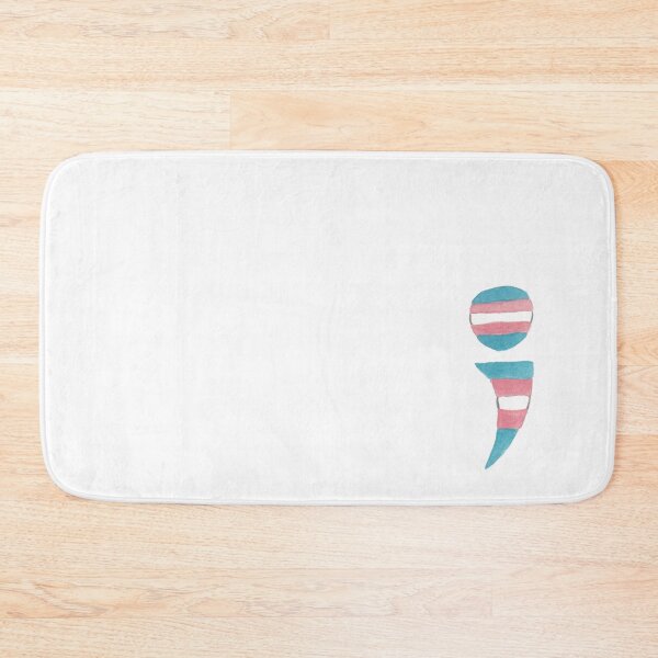 Item preview, Transgender Semicolon designed and sold by middaymornings.