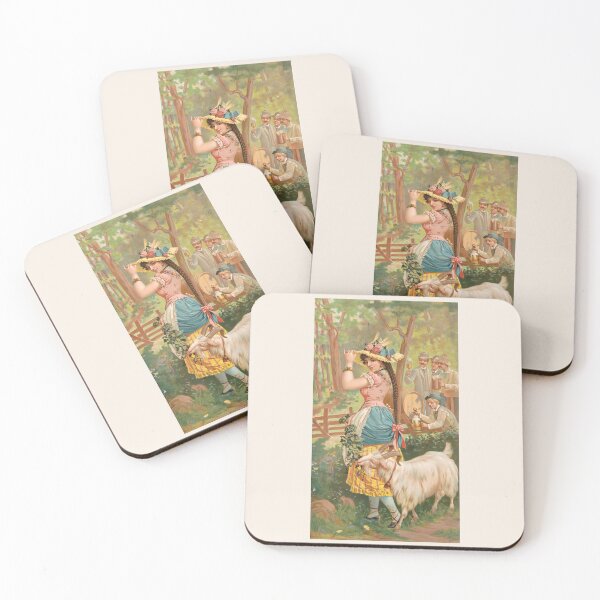 Item preview, Vintage Bock Beer Poster,  White bock [no. 113] (1889) Henry Jerome Schile  -Vintage goat Poster-Bock Beer designed and sold by TeeARTHY.