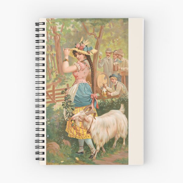 Item preview, Vintage Bock Beer Poster,  White bock [no. 113] (1889) Henry Jerome Schile  -Vintage goat Poster-Bock Beer designed and sold by TeeARTHY.