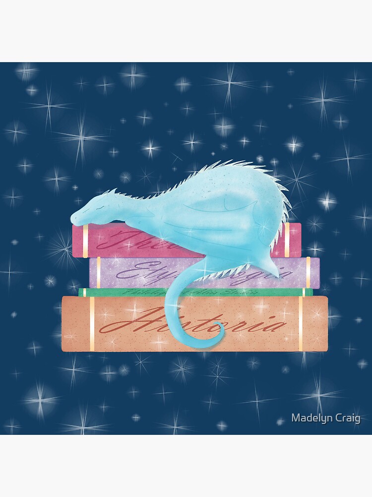 Sleepy Bookwyrm by mrcraig1234