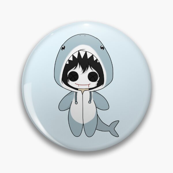 Item preview, creepypasta bloody painter shark costume doll designed and sold by EveryCuteThings.