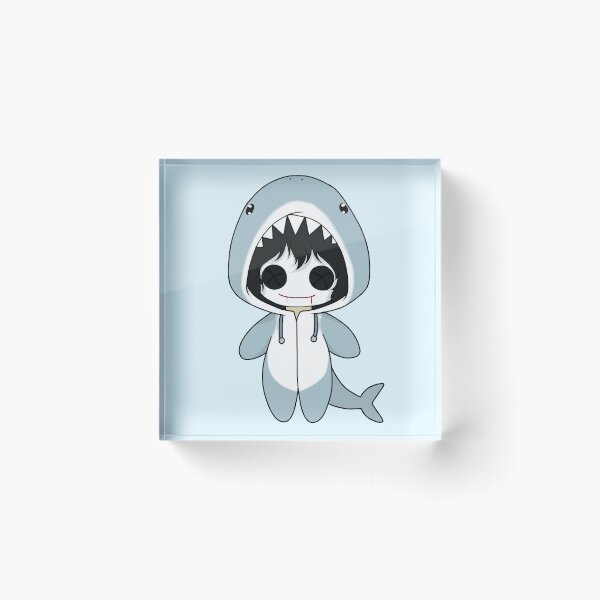 Item preview, creepypasta bloody painter shark costume doll designed and sold by EveryCuteThings.