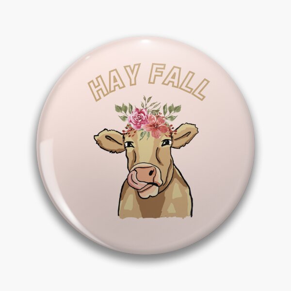 Item preview, hay fall | funny fall quote | cow designed and sold by BloompodDesigns.