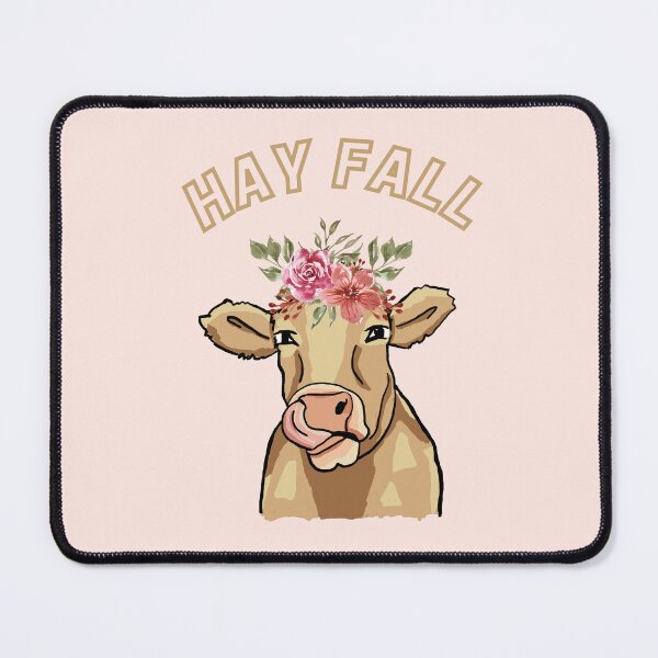 Item preview, hay fall | funny fall quote | cow designed and sold by BloompodDesigns.
