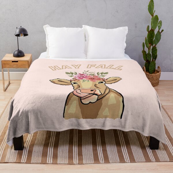 Item preview, hay fall | funny fall quote | cow designed and sold by BloompodDesigns.