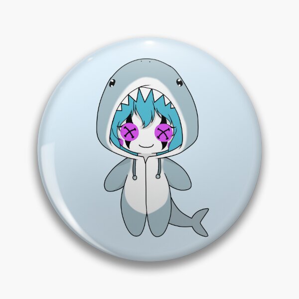 Item preview, creepypasta candy cane shark costume doll designed and sold by EveryCuteThings.