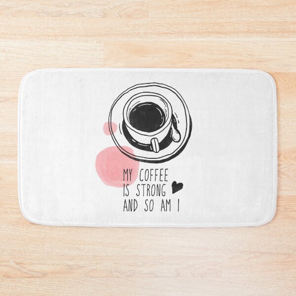 Artikelvorschau, Mein Kaffee ist stark und ich auch entworfen und verkauft von Best-Designers.