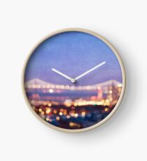 Bay Bridge Glow - San Francisco Clock