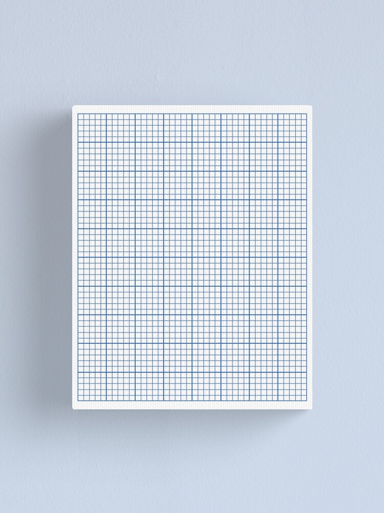 graph paper canvas print for sale by feraloidies redbubble