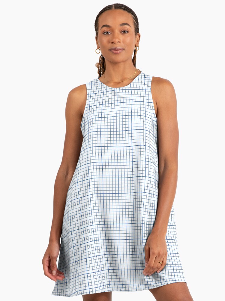 Graph Paper" A-Line Dress for Sale by Feraloidies | Redbubble