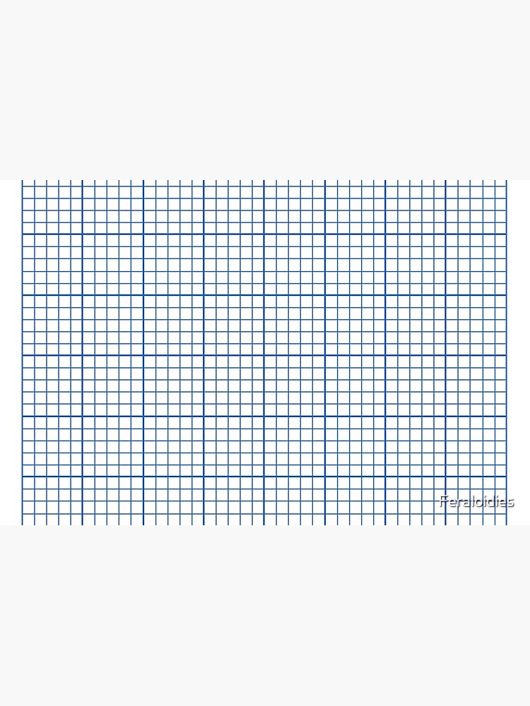 Printable 6 Squares Per Inch Blue Graph Paper for Letter Paper
